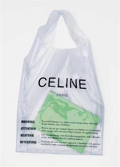 celine clear pvc bag|Shop 9 See.